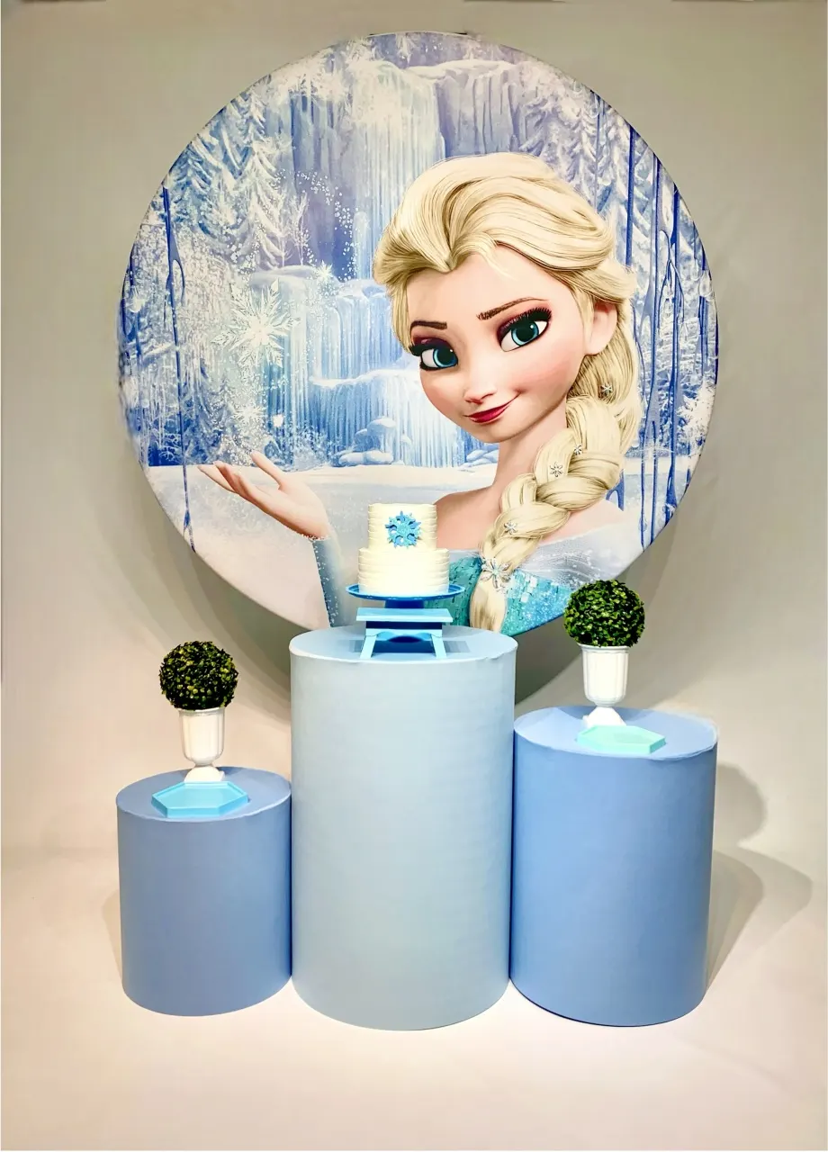 Kit Bronze Frozen Azul