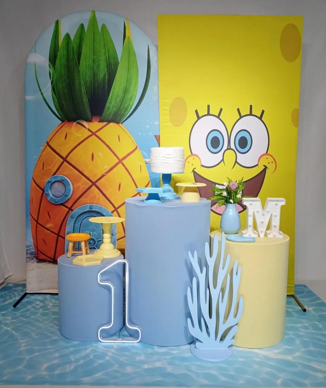 Festa decorada com um kit Pegue e Monte